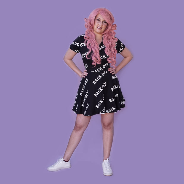 The Sabrina Back Off Skater Dress
