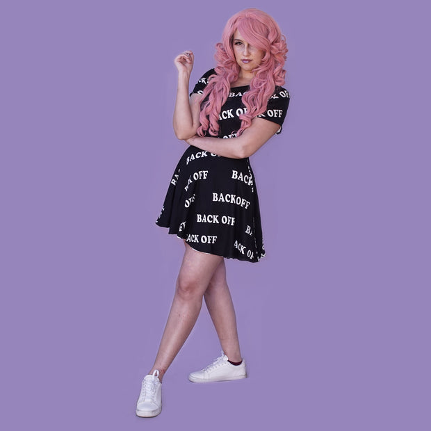 The Sabrina Back Off Skater Dress
