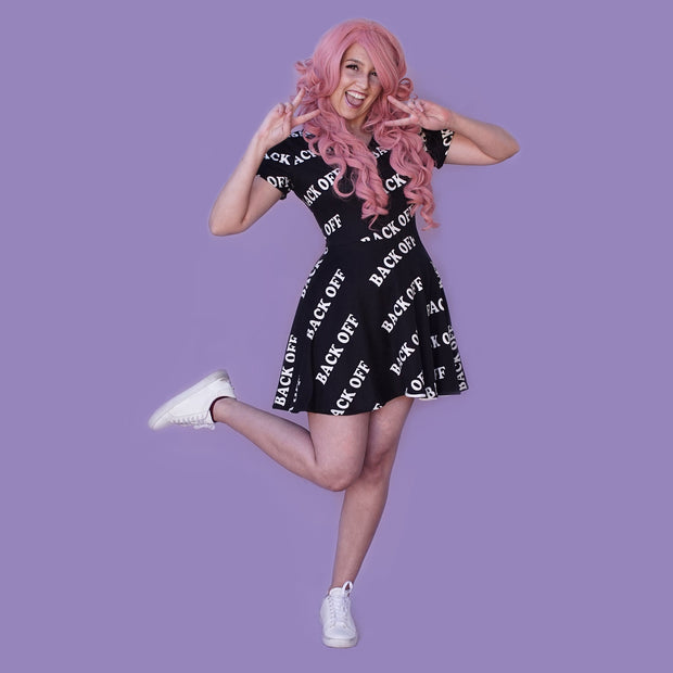 The Sabrina Back Off Skater Dress