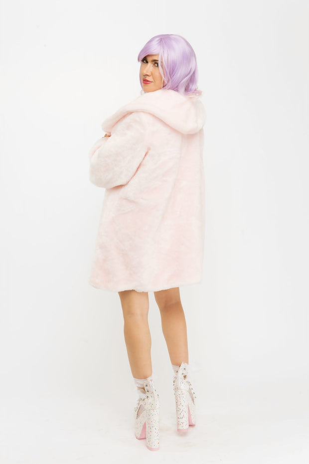 The Sadie Shawl Faux Fur Coat