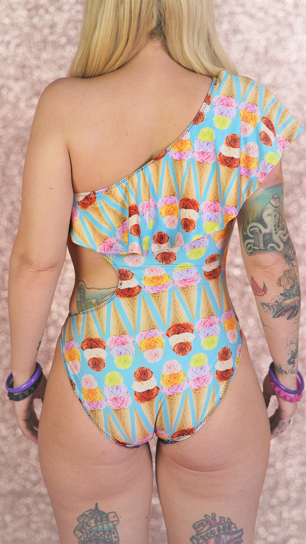 The Gwen Flounce Cut Out Swimsuit