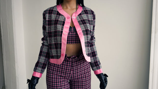 The Meghan Wool Crop Jacket