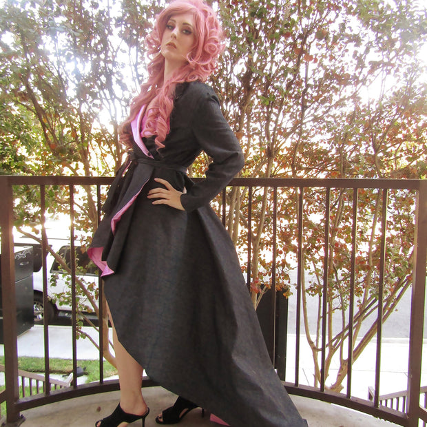The Cassie Denim Trench Coat