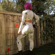 Newsprint Crop Top & Leggings Bundle