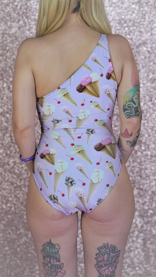The Frostine Asymmetrical Swimsuit