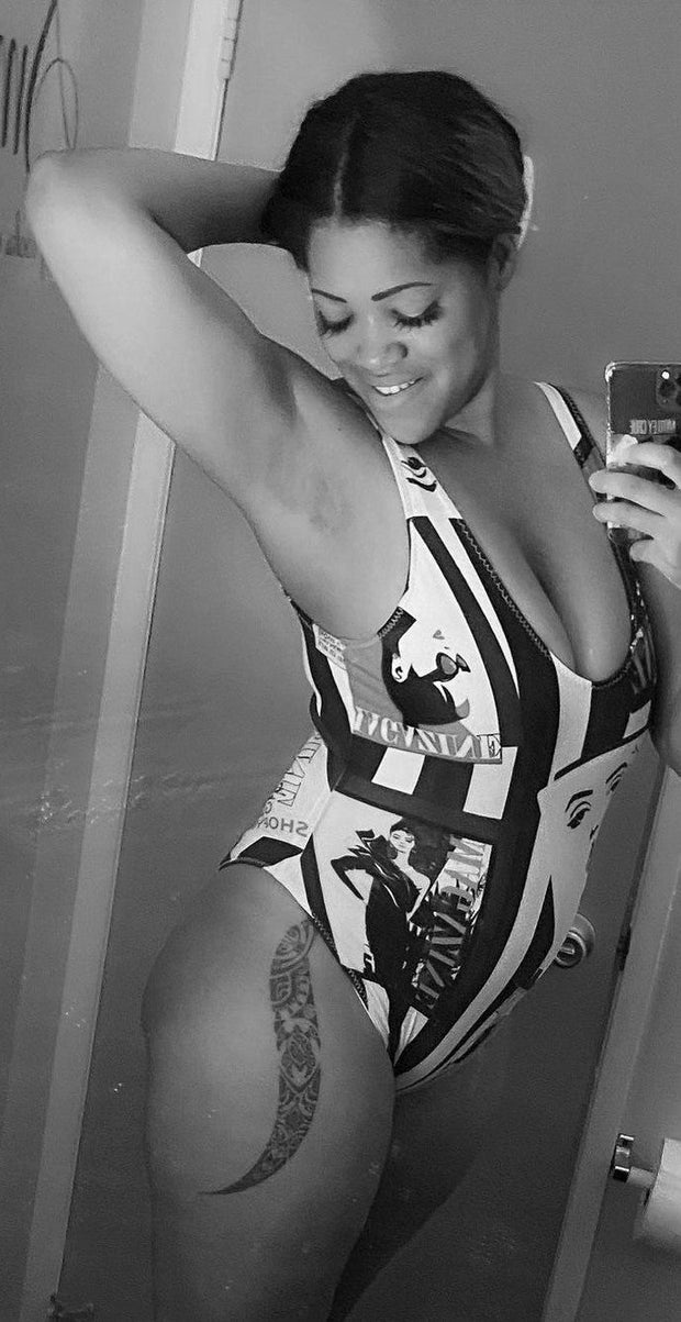 The Daphne Vintage Magazine Bodysuit